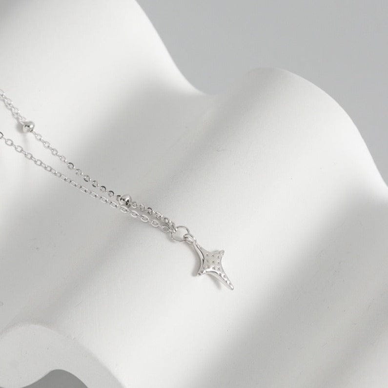 Starburst signet necklace