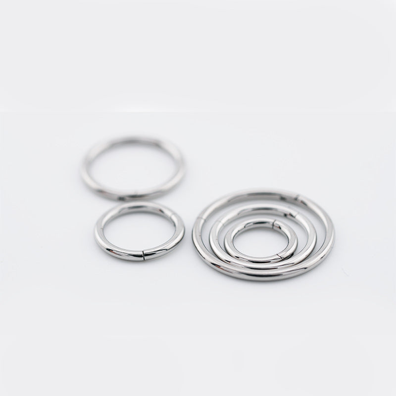 Implant Grade F136 Titanium Nose Ring Seamless Closed Ring Personalized Earrings