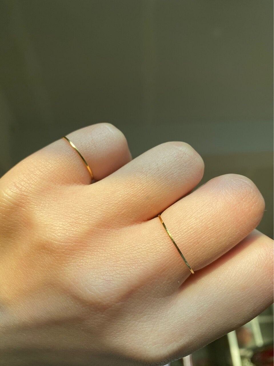 Super Thin Band Rings - Titanium steel