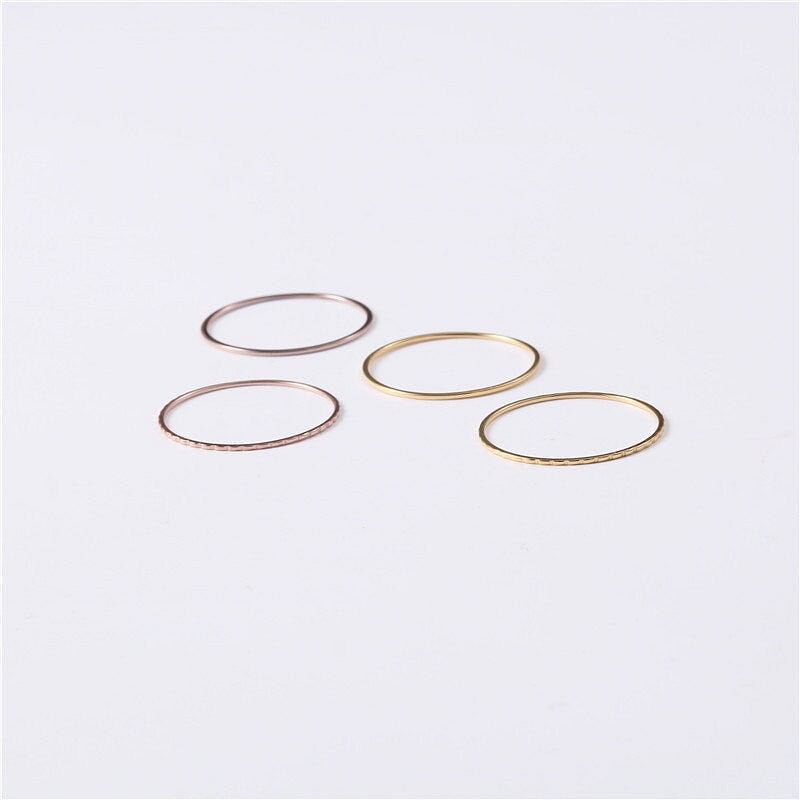 Super Thin Band Rings - Titanium steel