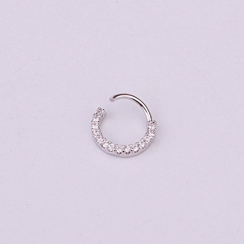 Tragus Hoop Nose Piercing Earrings - Surgical steel