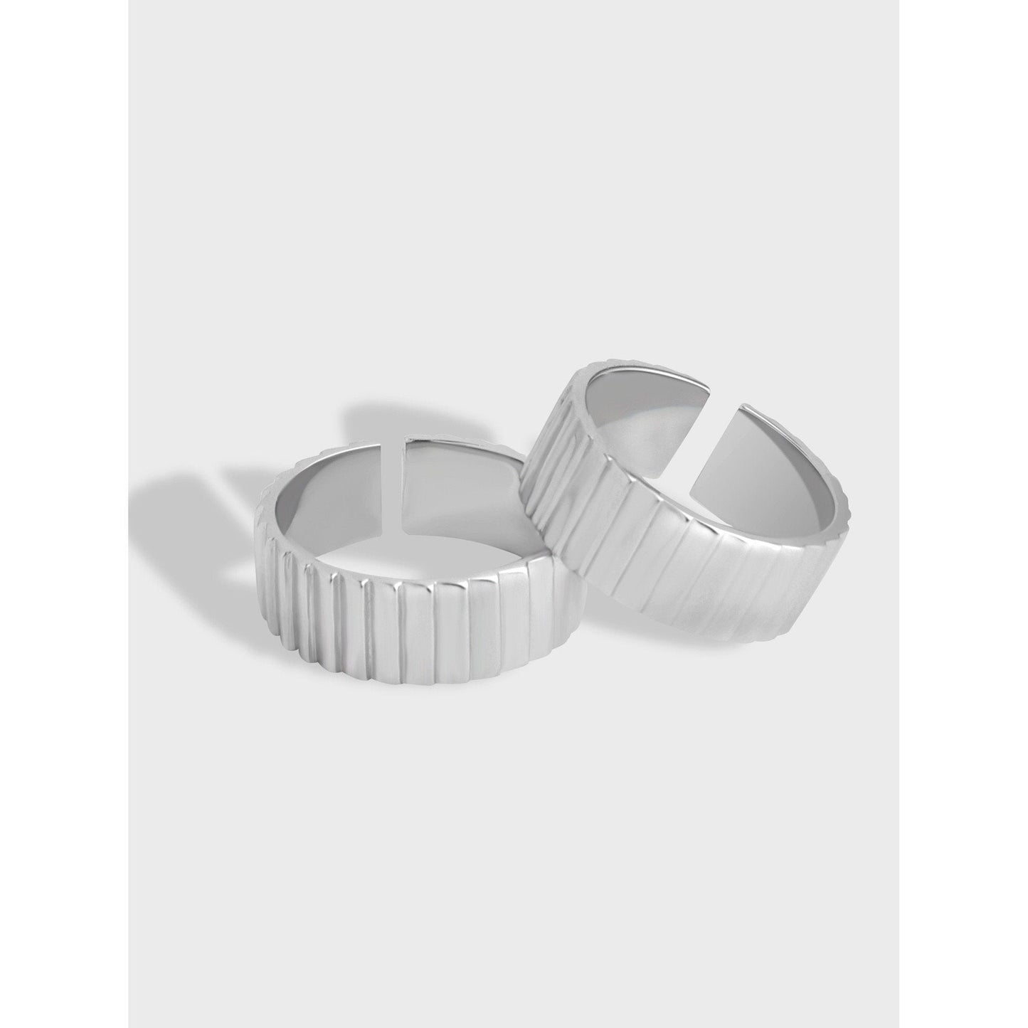 Stacking Modern Rings - Sterling Silver