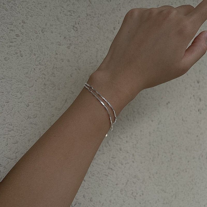 Layered bracelet - Sterling silver